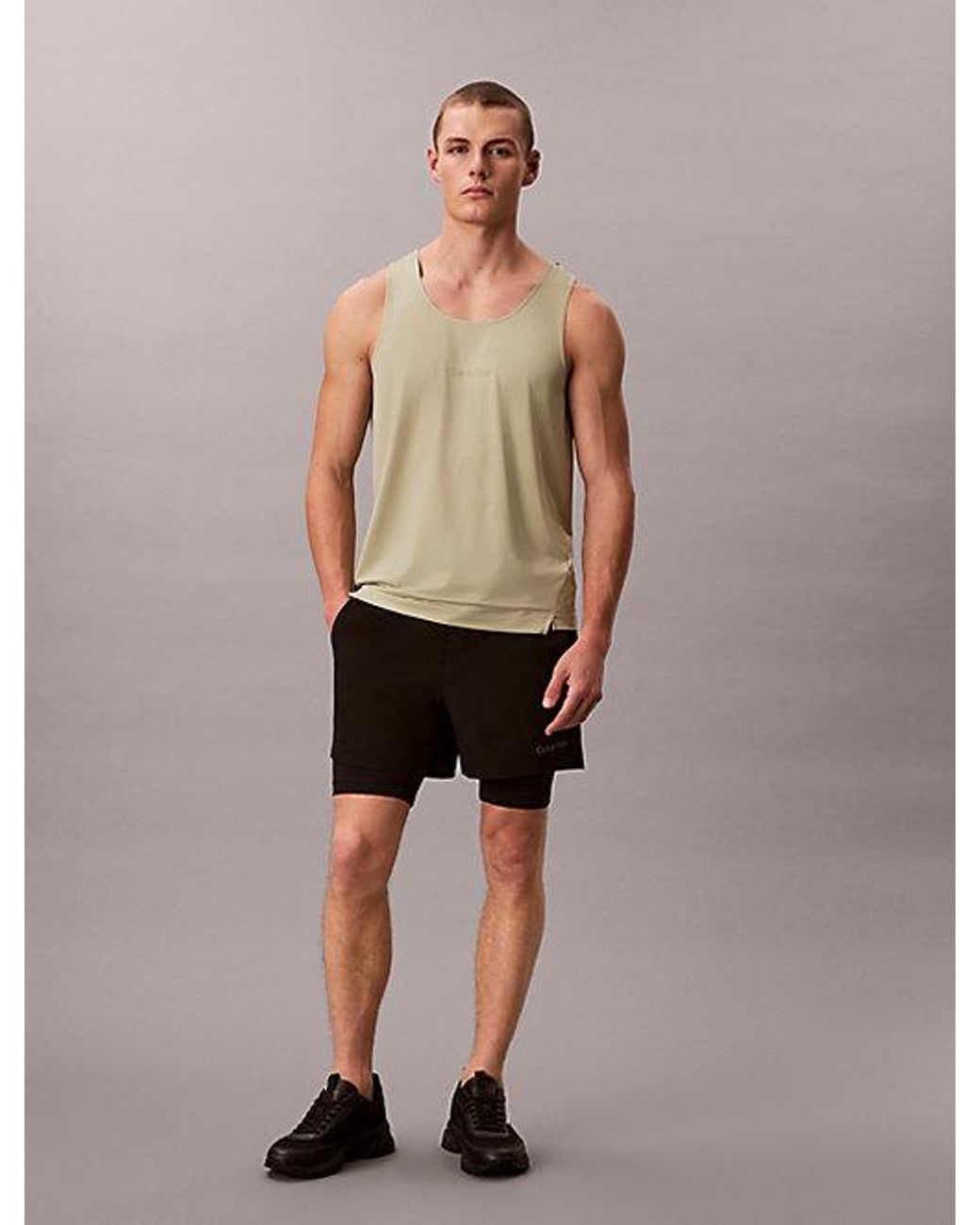 Calvin Klein Natural Sport Quick Dry Performance Gym Tank Top for men