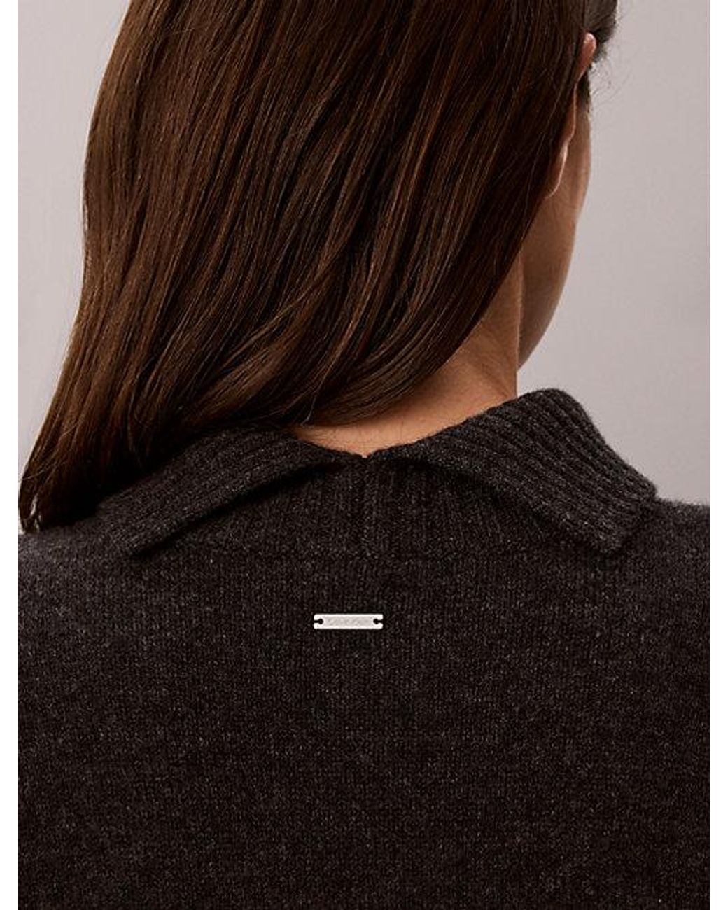 Calvin Klein Multicolor Wool Turtleneck Jumper