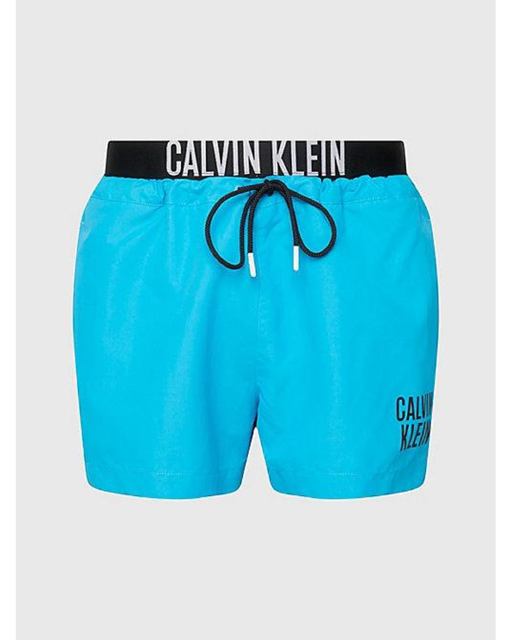 Calvin Klein Zwemshort Met Dubbele Tailleband - Intense Power in het Blauw  voor heren | Lyst BE