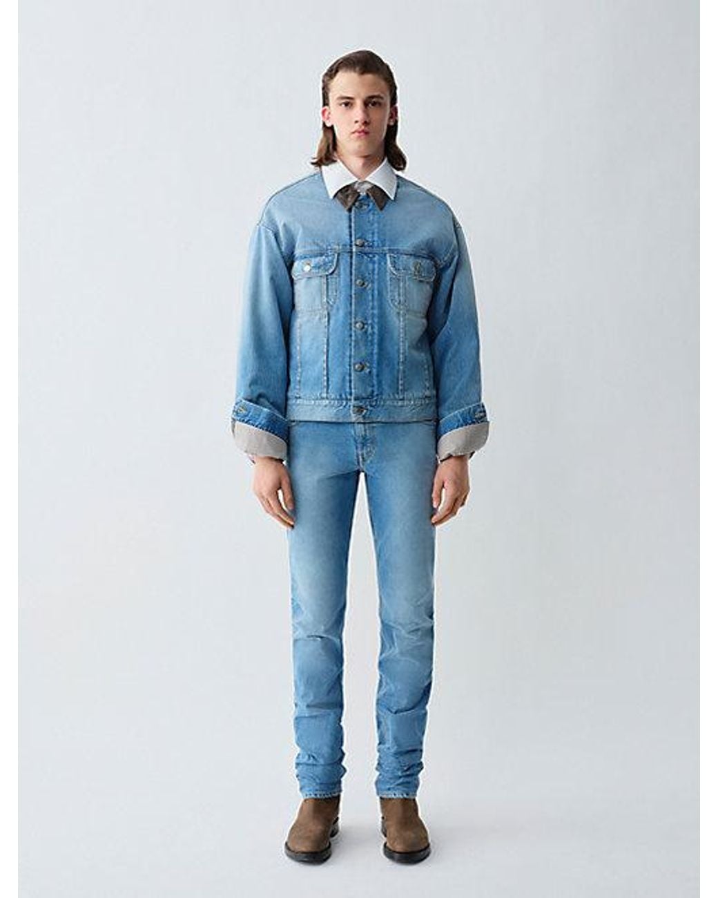 Calvin Klein Blue Musa Denim Jacket for men