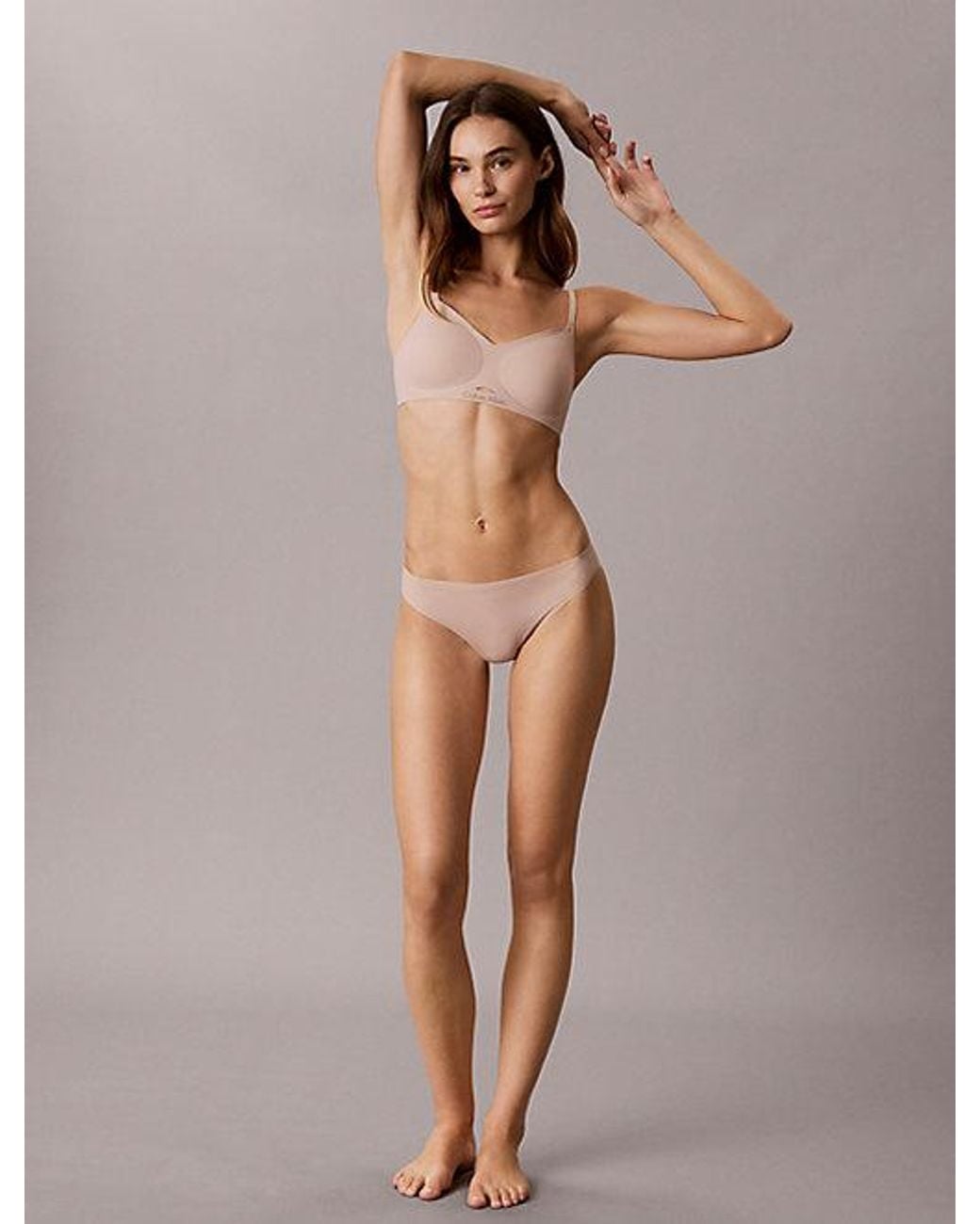 Calvin Klein Brown Lift Bralette Invisibles Icon