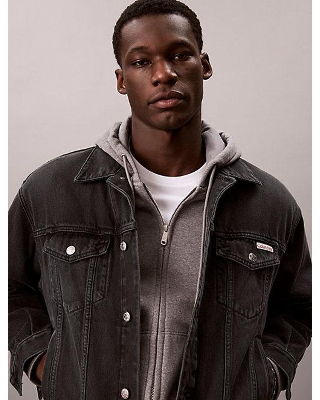 Calvin Klein Blue Jeans 90S Denim Trucker Jacket for men