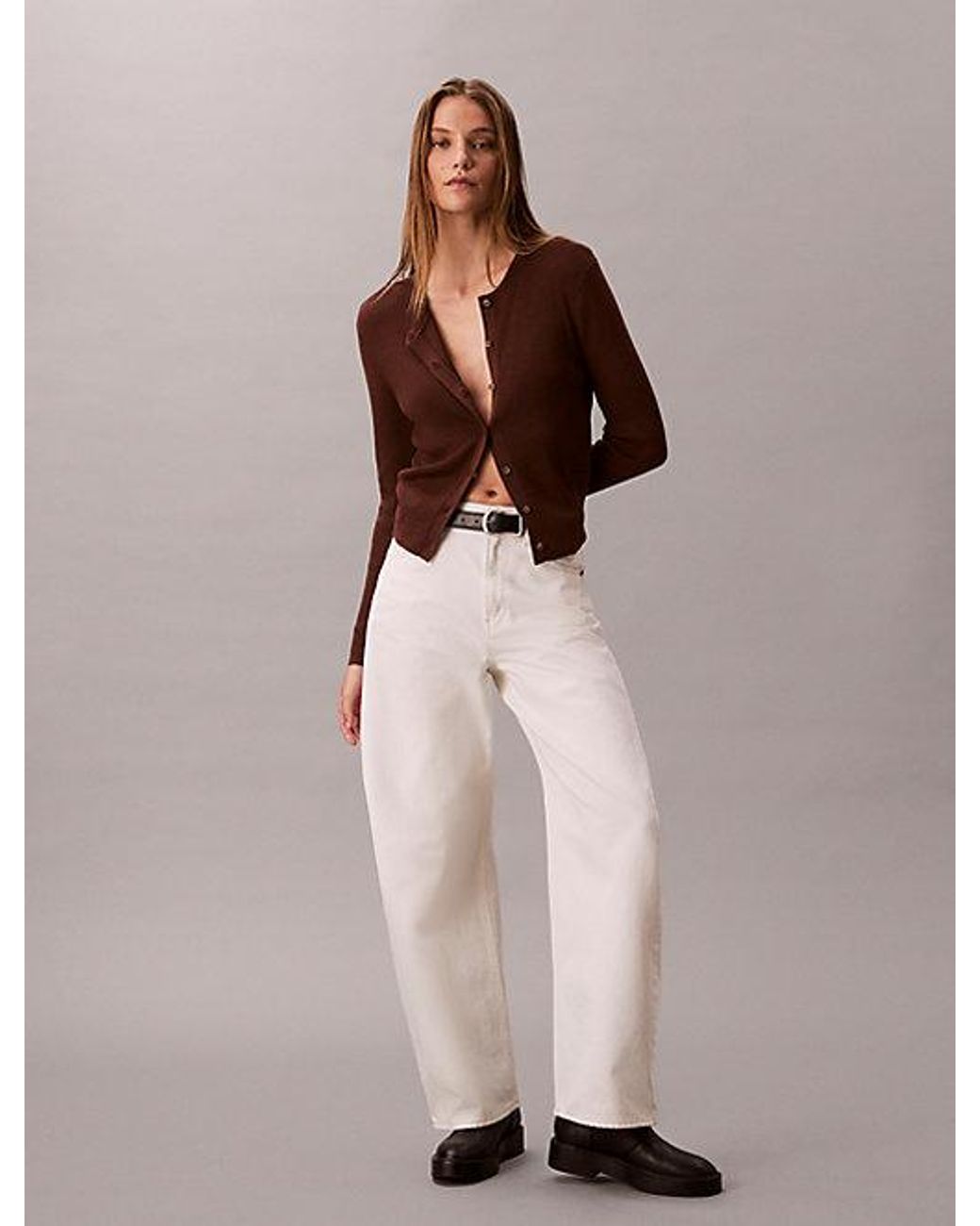 Calvin Klein Multicolor Jeans High Rise Barrel Jeans