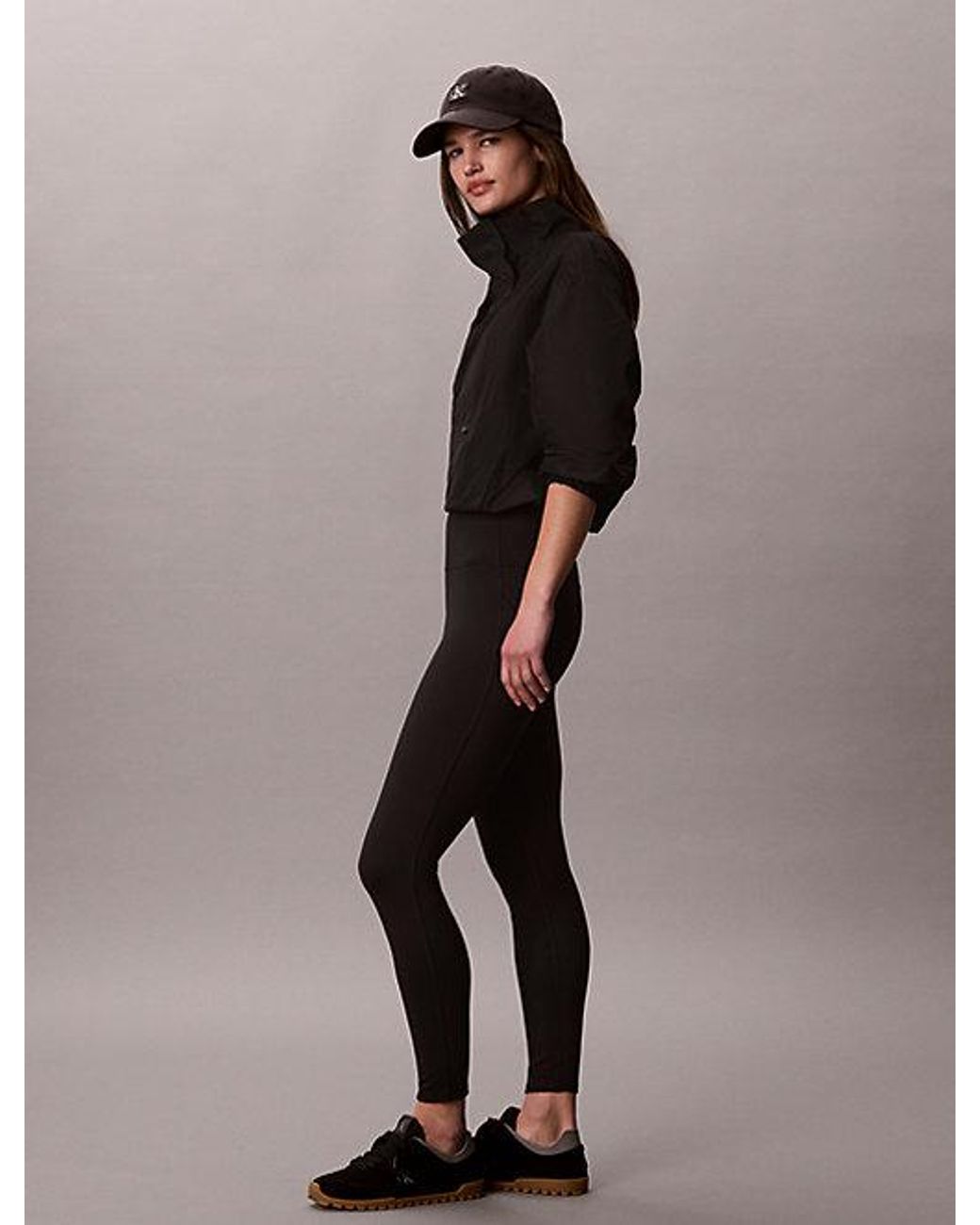 Calvin Klein Black Sport Soft Sport 7 8 Leggings