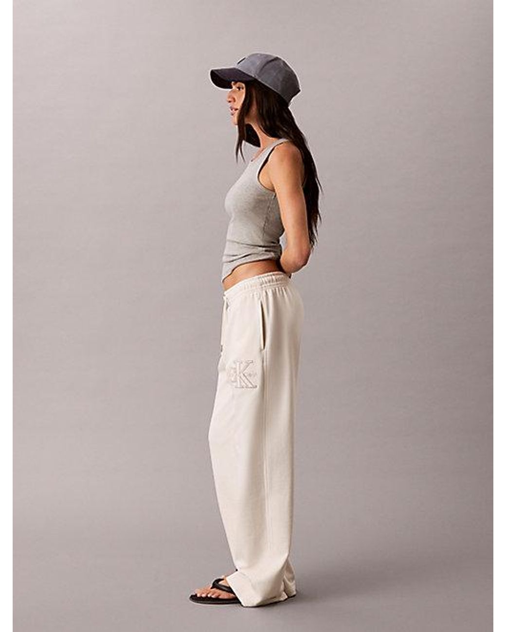 Calvin Klein Natural Jeans Relaxed Cotton Terry Joggers