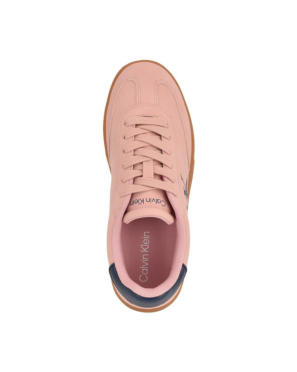 Calvin Klein Pink Narissa Logo Lace-up Sneakers