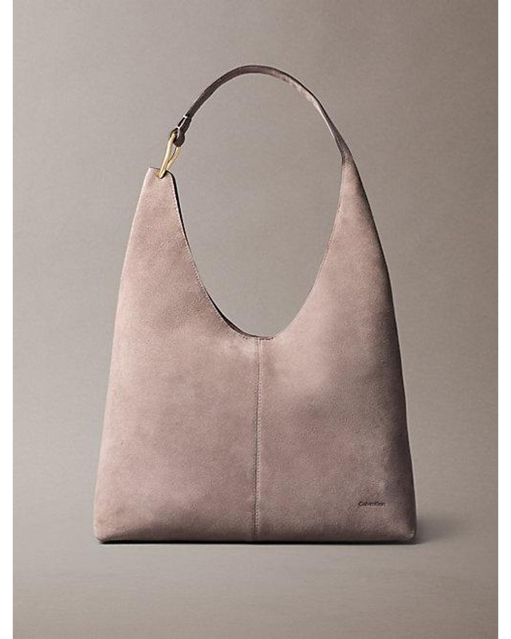 Calvin Klein Multicolor Large Soft Suede Shoulder Bag