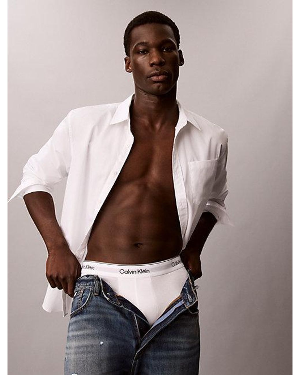 Calvin Klein Metallic 3 Pack Trunks Icon Cotton Stretch for men