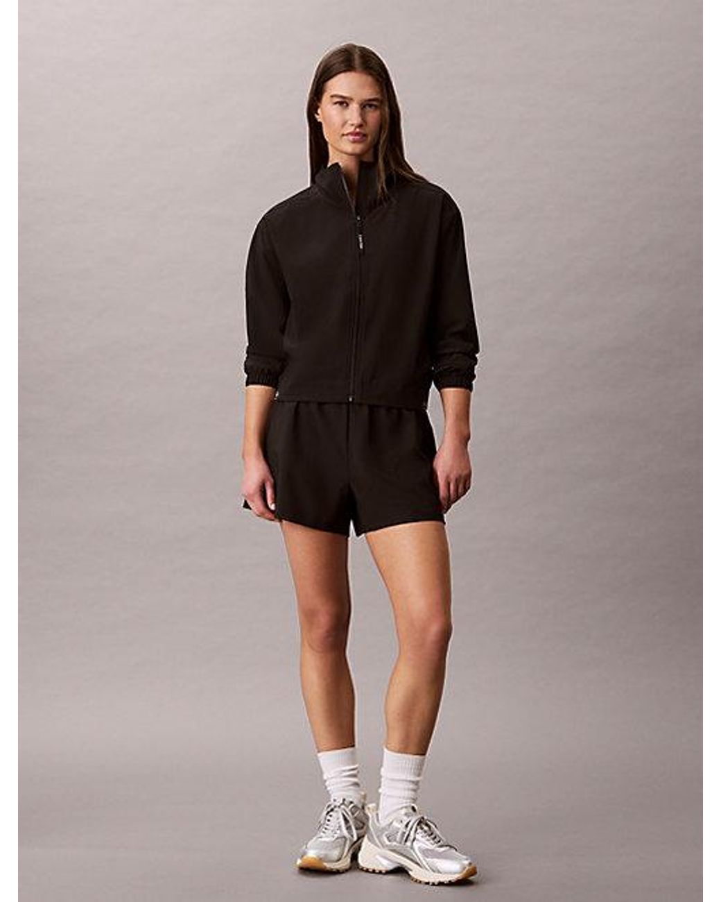 Calvin Klein Brown Sport Quick Dry High Rise Woven Shorts