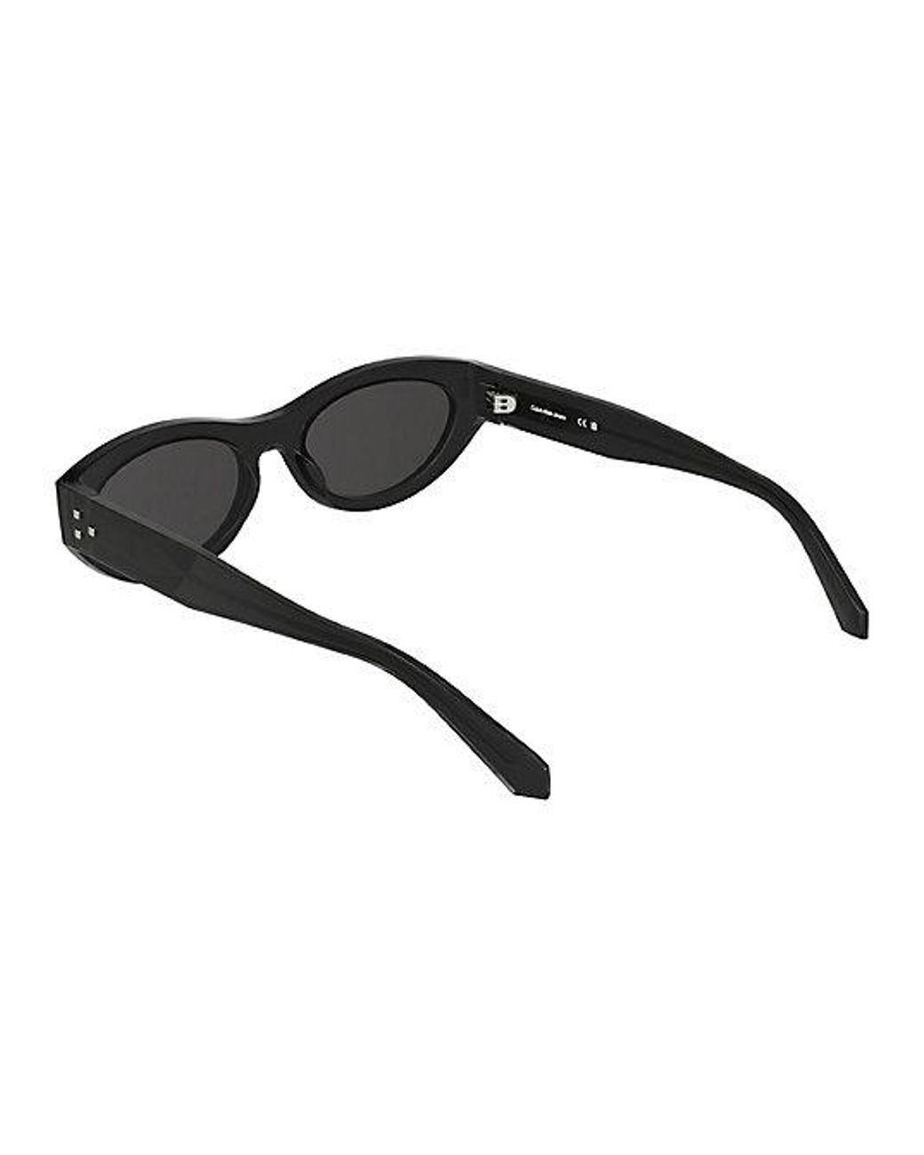 Calvin Klein Black Jeans Oval Sunglasses