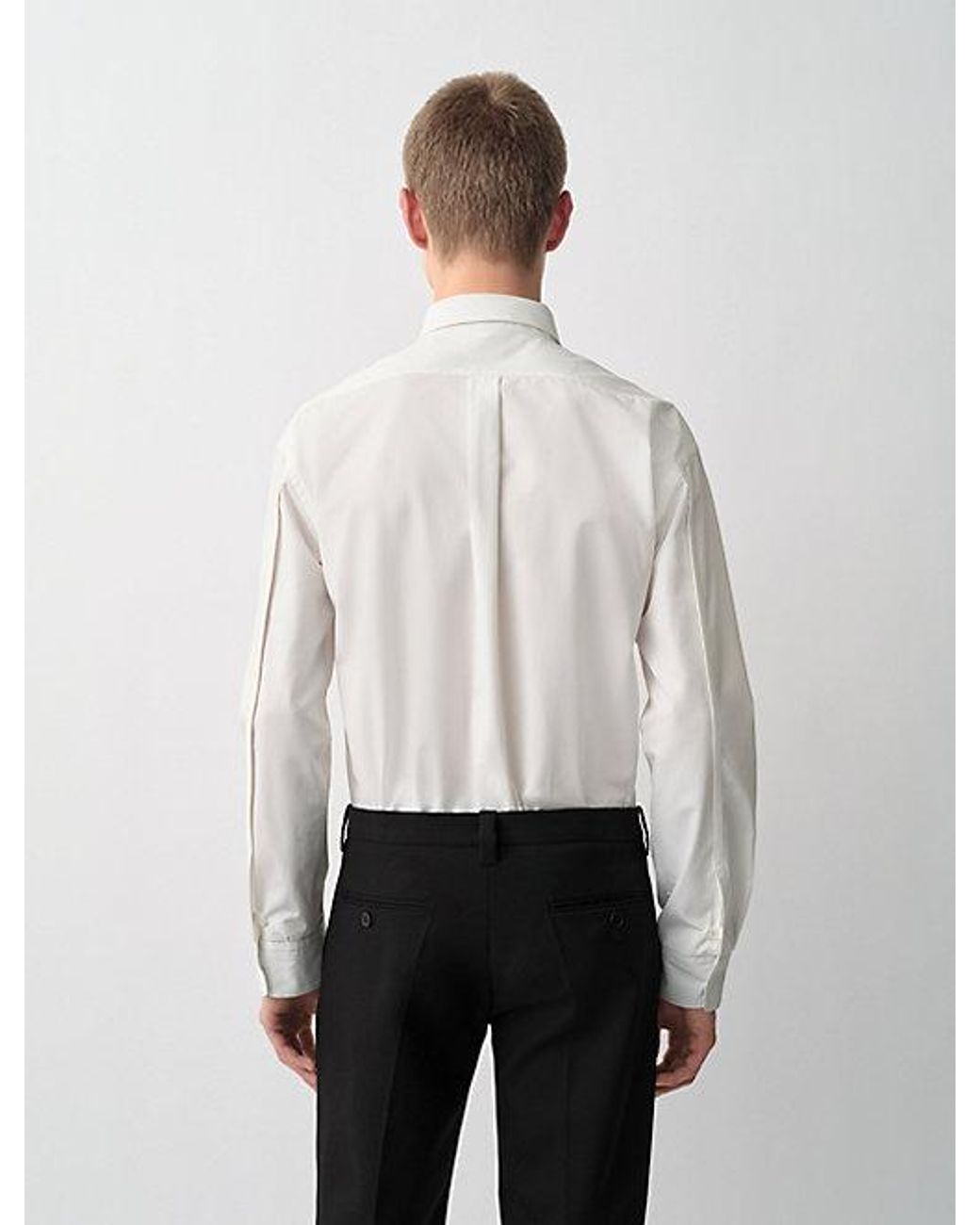 Calvin Klein Alfred Slim Button-Down Overhemd in het White voor heren