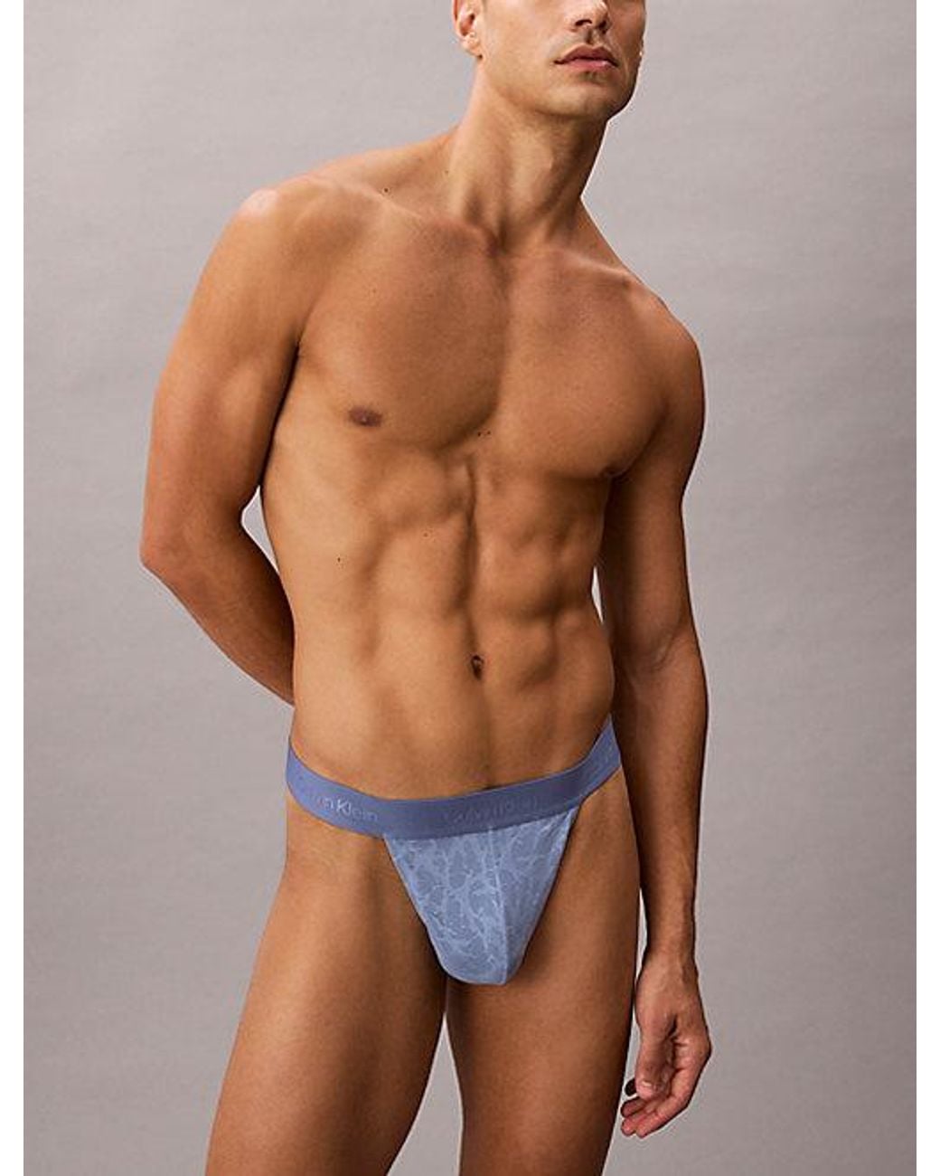 Calvin Klein String in het Blue voor heren
