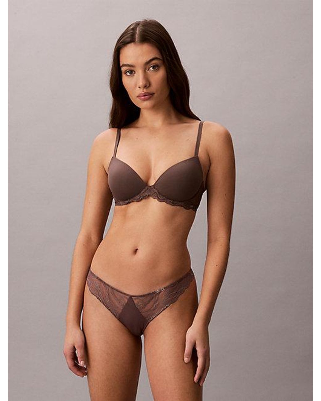 Calvin Klein Multicolor Lift Demi Bra Eternal Stretch Lace