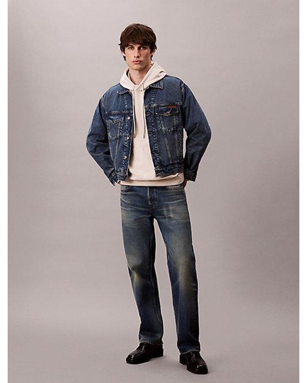 Calvin Klein Natural Jeans Relaxed Monogram Hoodie for men