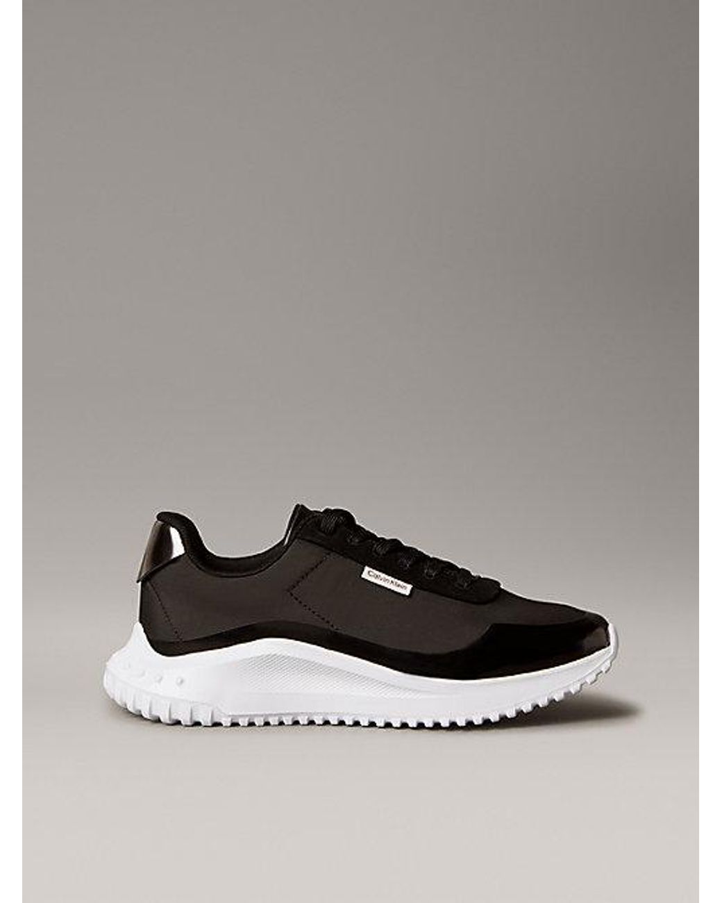 Calvin Klein Metallic Mirrored Tab Ultralight Trainers