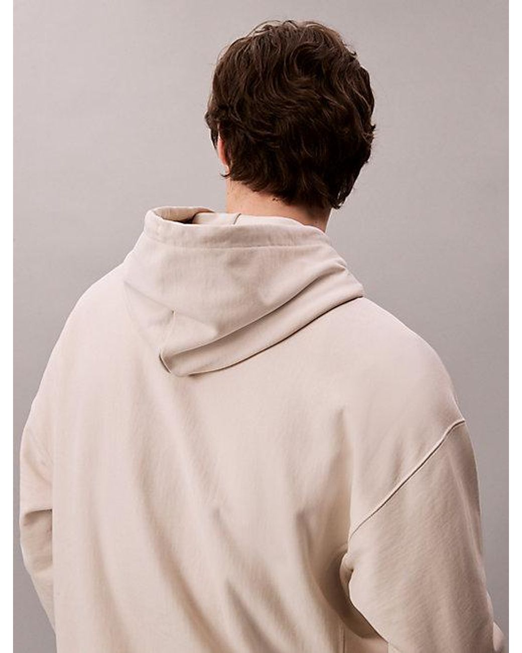 Calvin Klein Natural Jeans Relaxed Monogram Hoodie for men