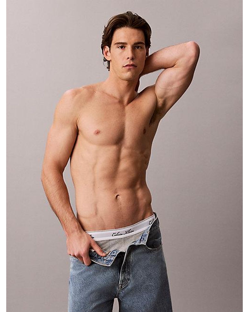 Calvin Klein Blue 3 Pack Low Rise Trunks Icon Cotton for men