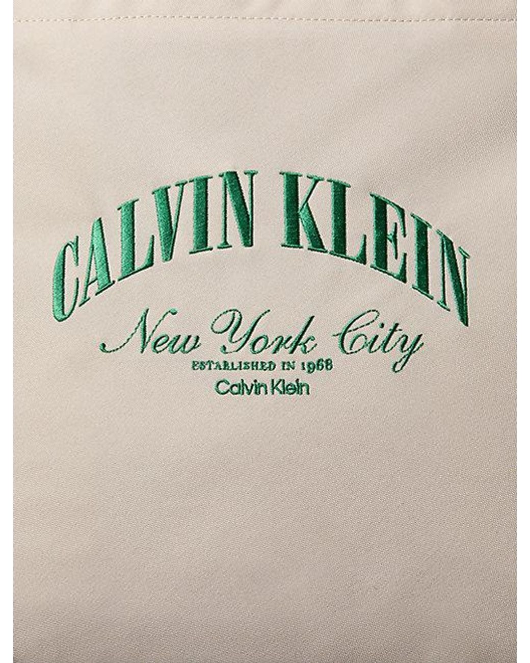 Calvin Klein Natural Heritage Crest Logo Tote Bag for men
