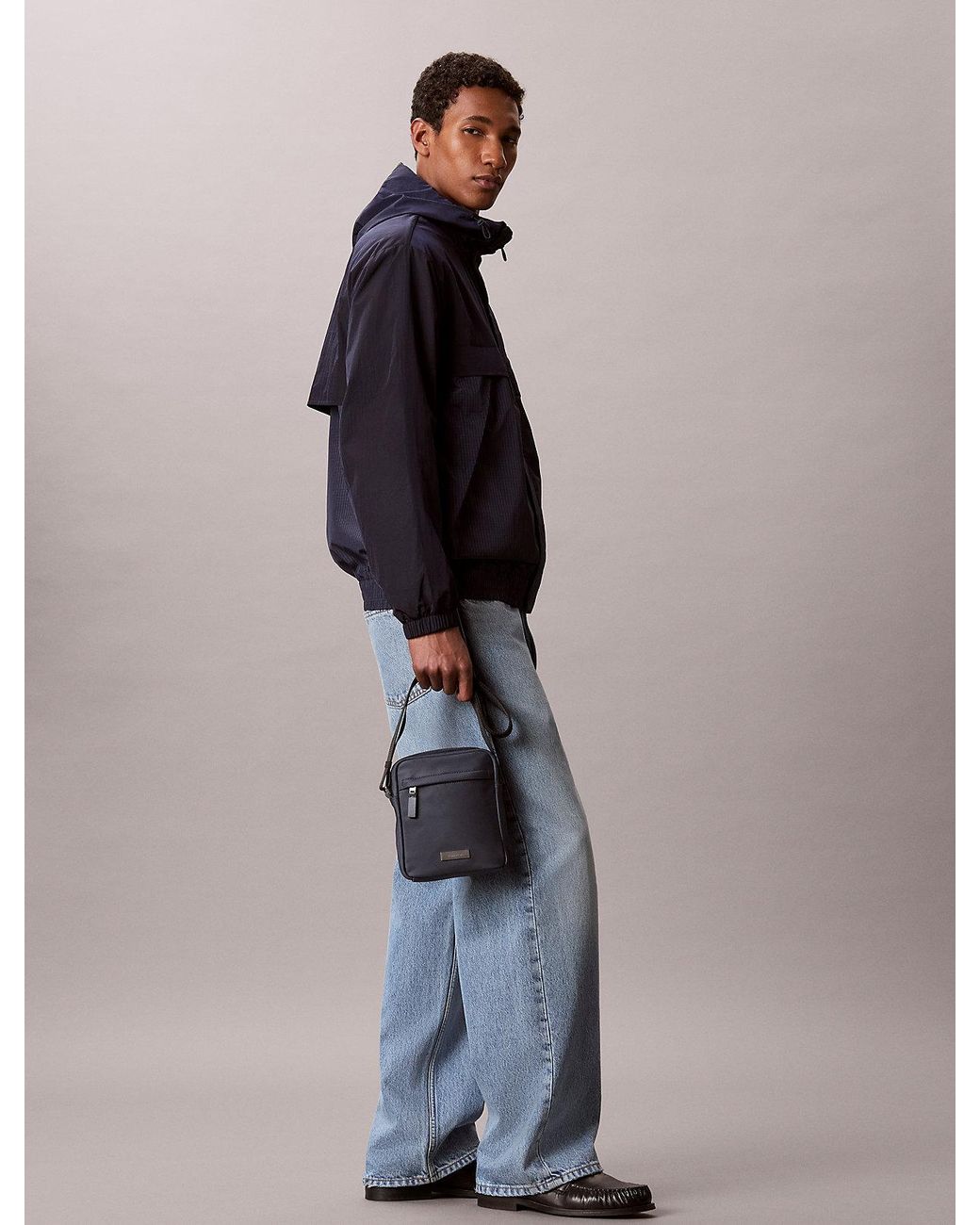 Borsa Reporter di Calvin Klein in Blue da Uomo