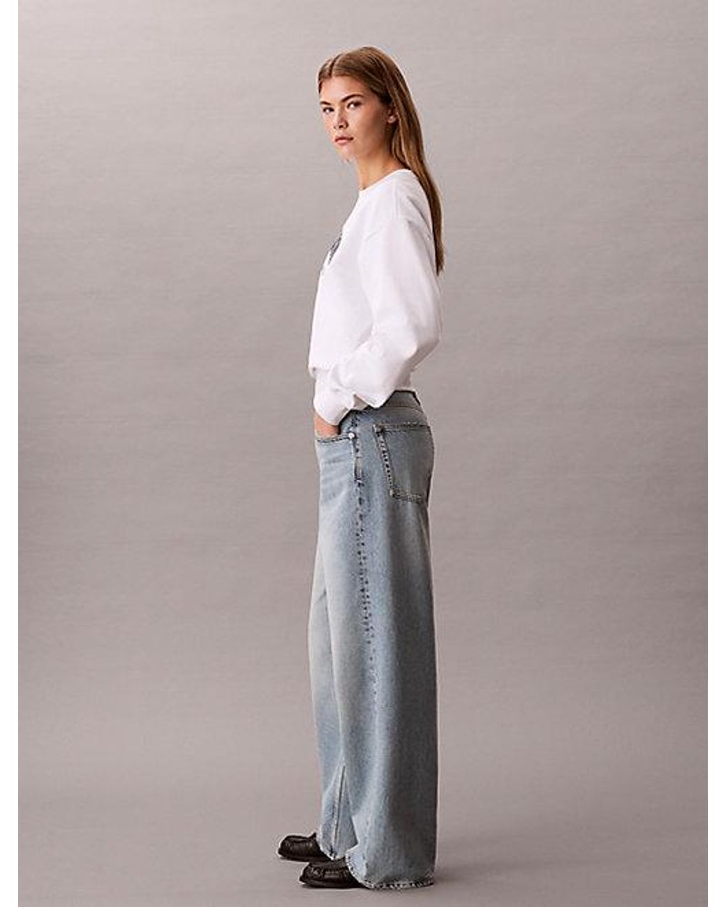 Calvin Klein Blue Jeans 90S Straight Jeans