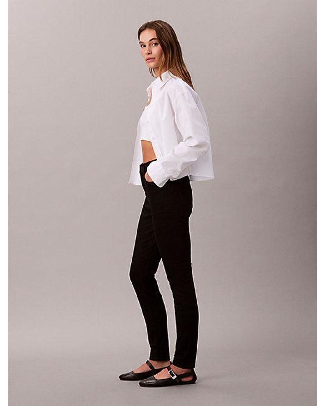 Calvin Klein Black Jeans High Rise Skinny Jeans
