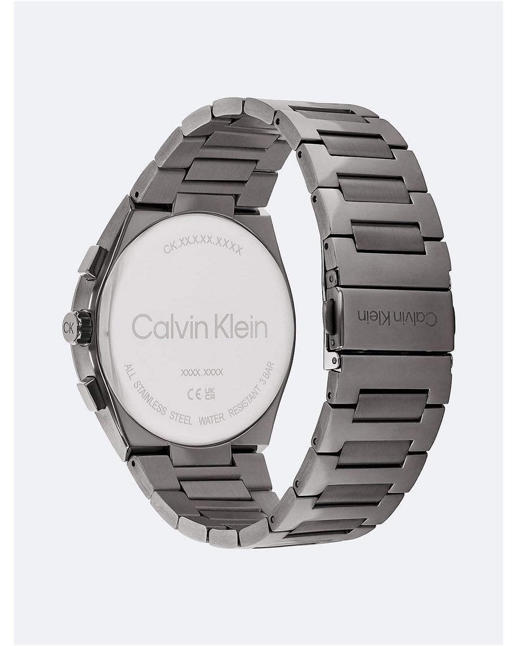 Calvin Klein Blue Multifunction H-Link Bracelet Watch for men