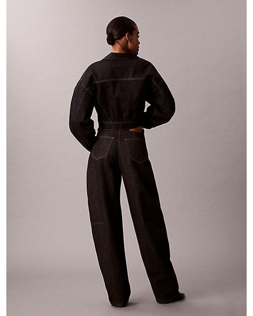 Calvin Klein Blue Jeans High Rise Barrel Jeans