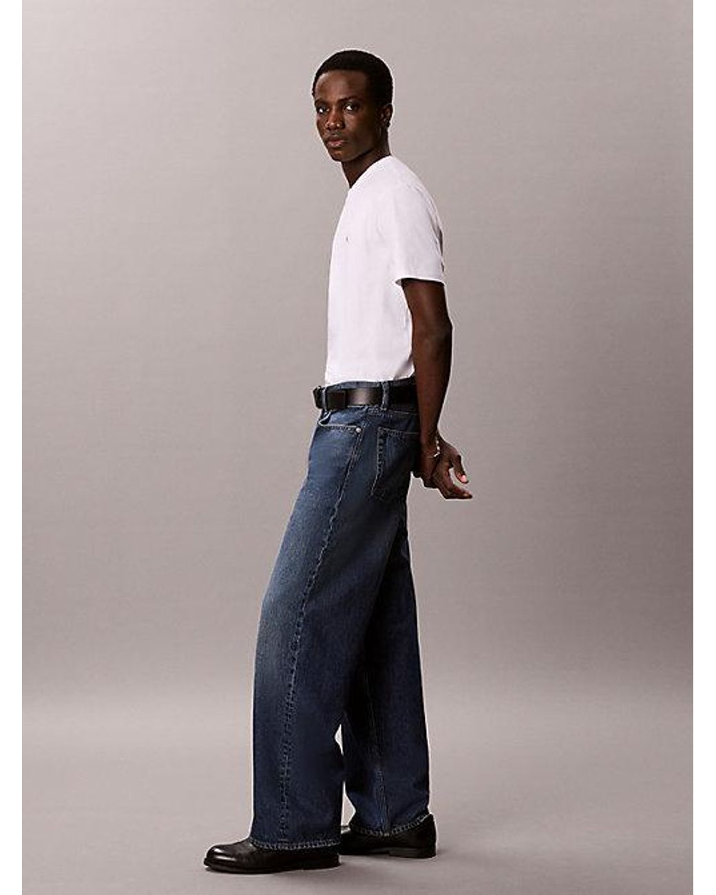 Calvin Klein Blue Jeans Baggy Jeans for men
