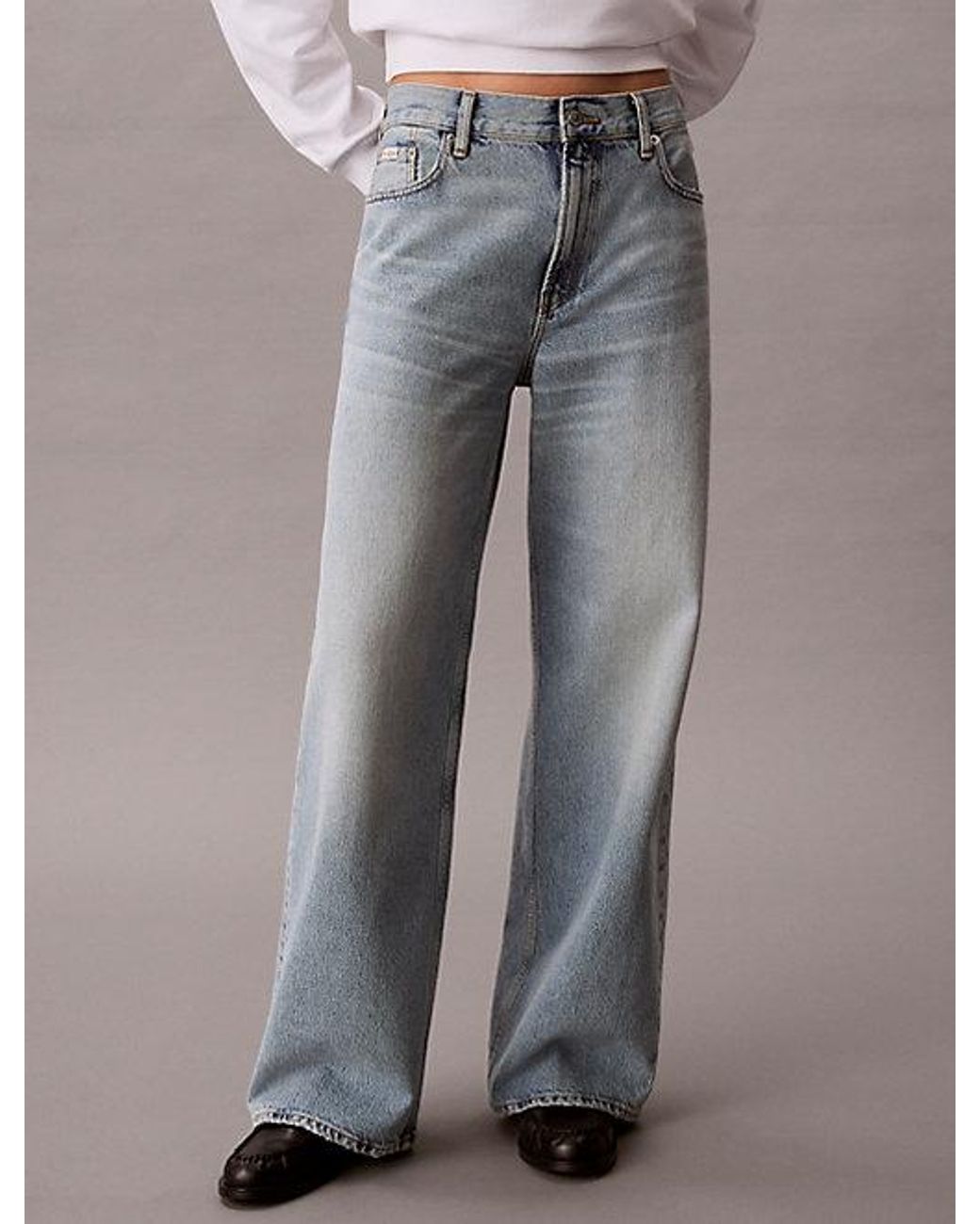 Calvin Klein Blue Jeans 90S Straight Jeans