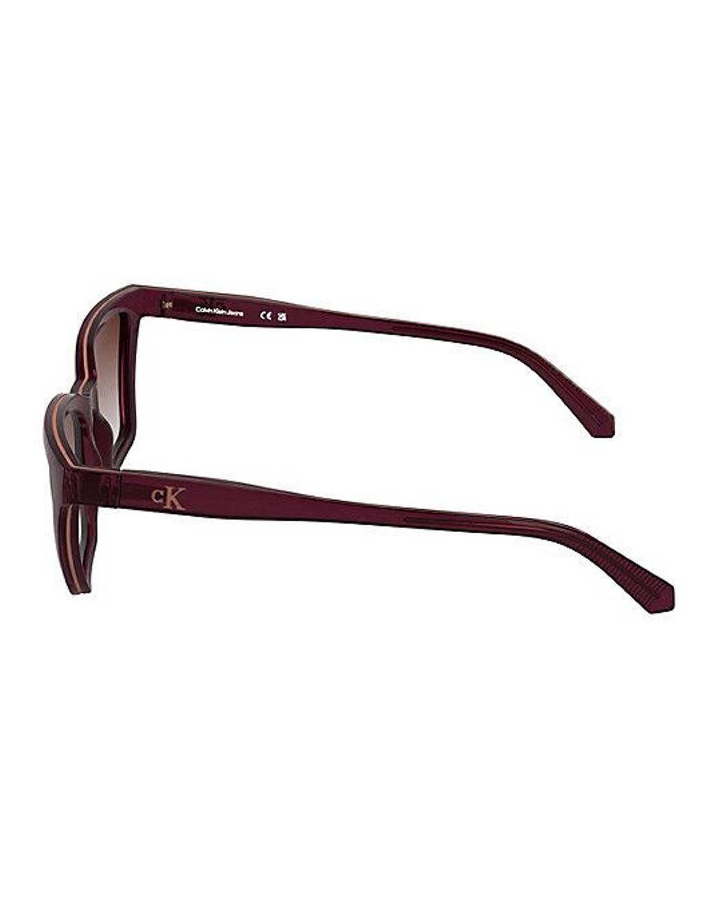 Calvin Klein Brown Jeans Modified Rectangle Sunglasses