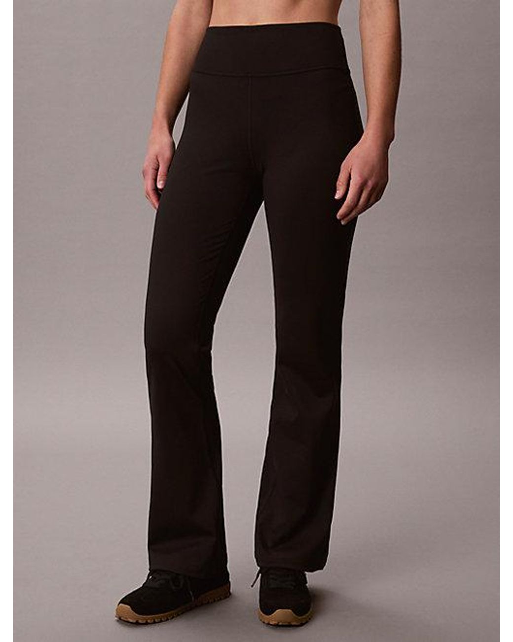 Calvin Klein Black Sport Quick Dry Flared Gym Leggings