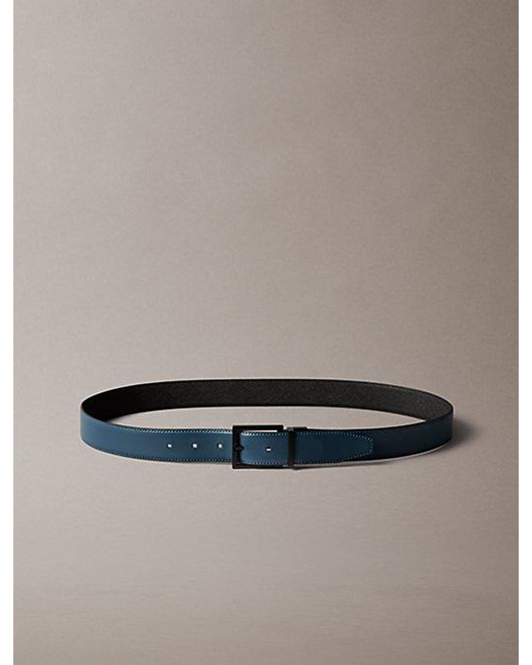 Calvin Klein Multicolor Reversible Soft Nappa Leather Belt for men