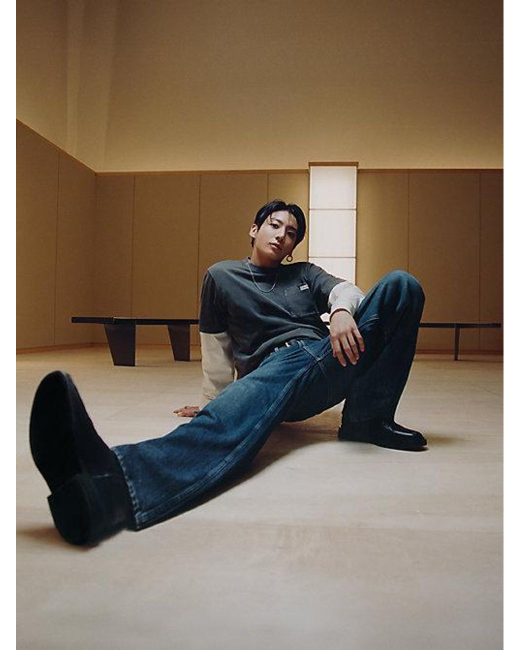 Calvin Klein Blue Jeans Baggy Jeans for men