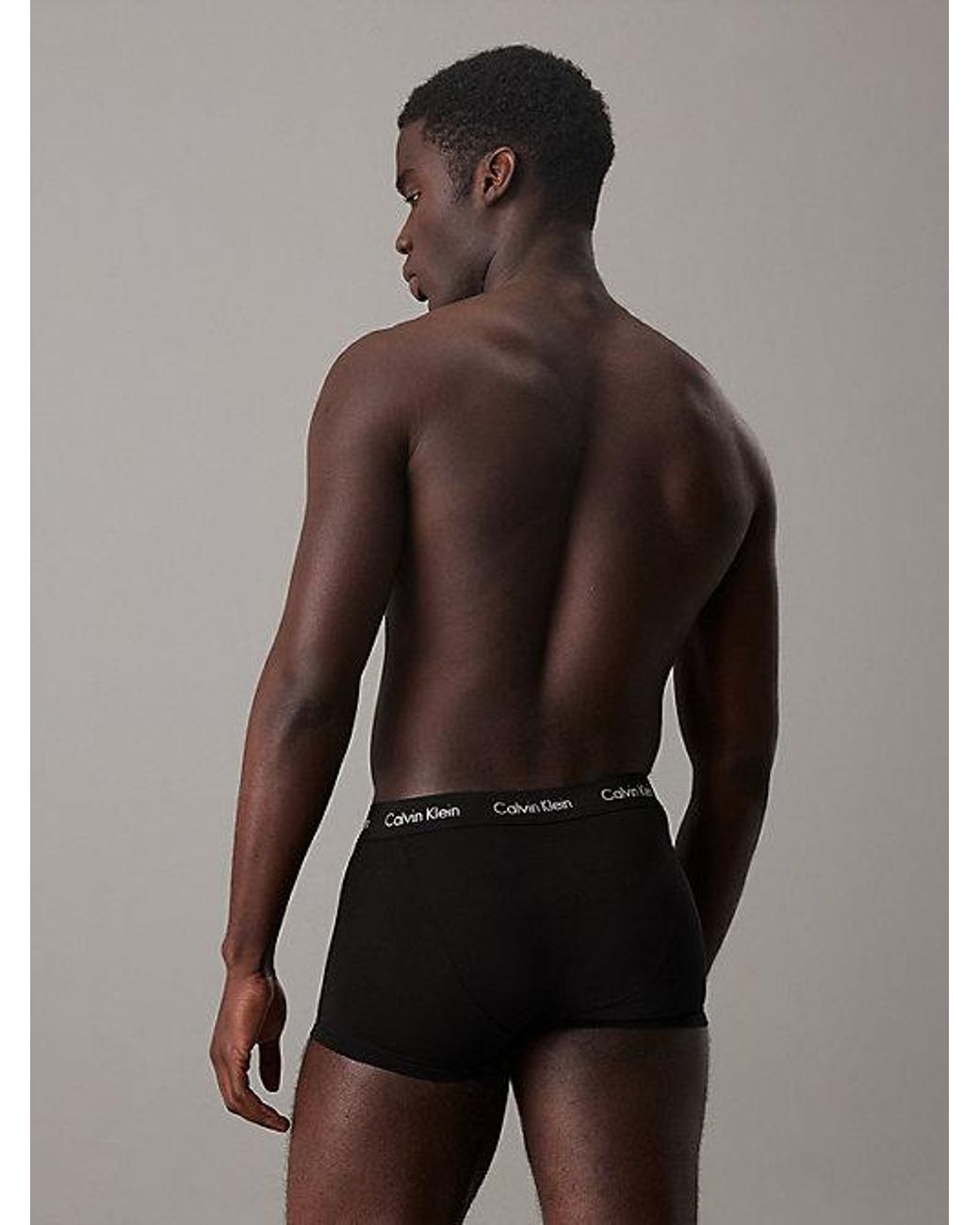 Calvin Klein 3 Pack Low Rise Trunks in het Black voor heren