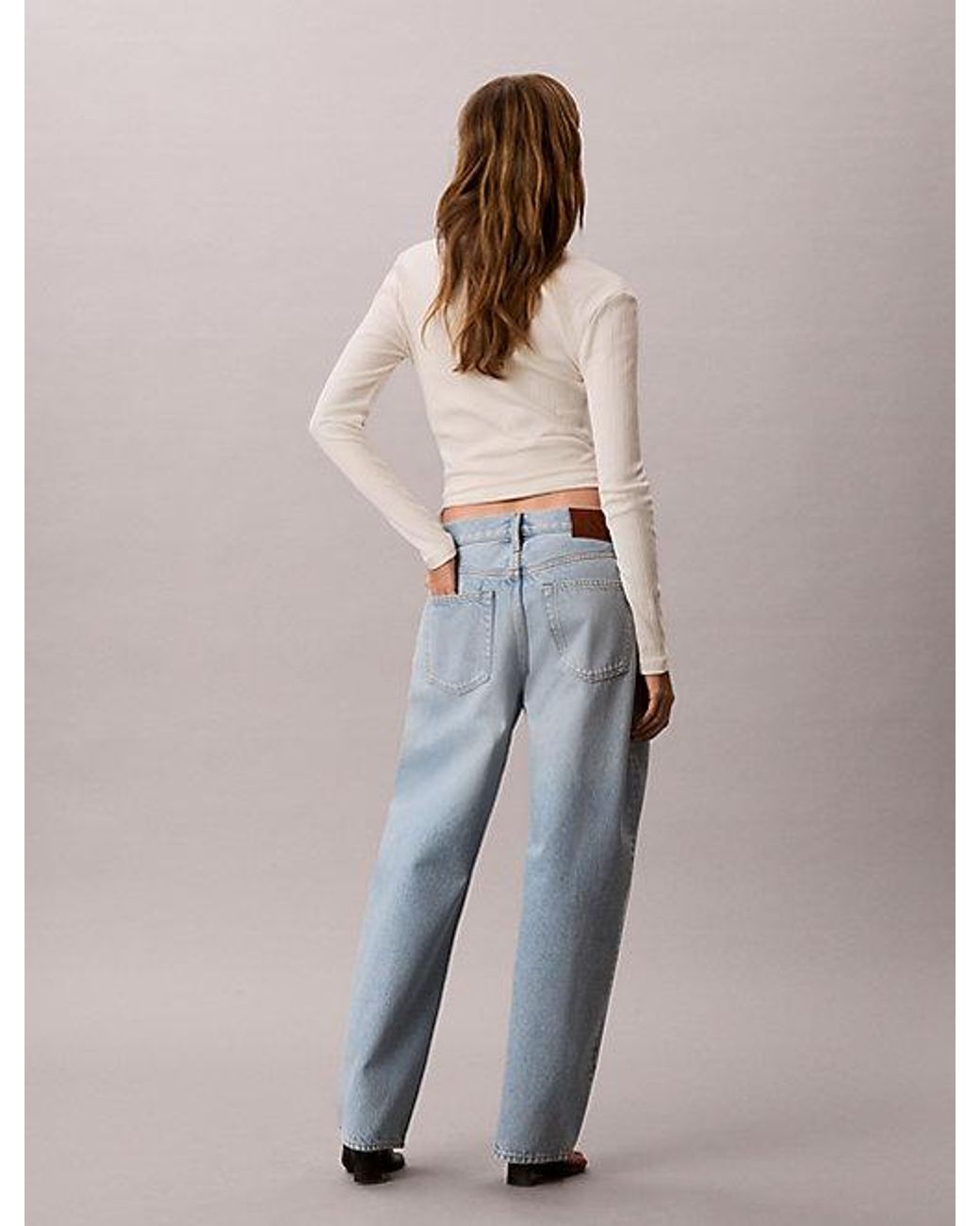 Calvin Klein Blue Jeans Relaxed Barrel Jeans