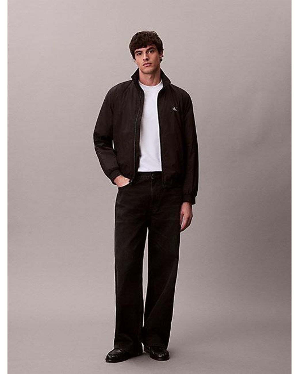 Calvin Klein Brown Jeans Technical Zip Up Jacket for men