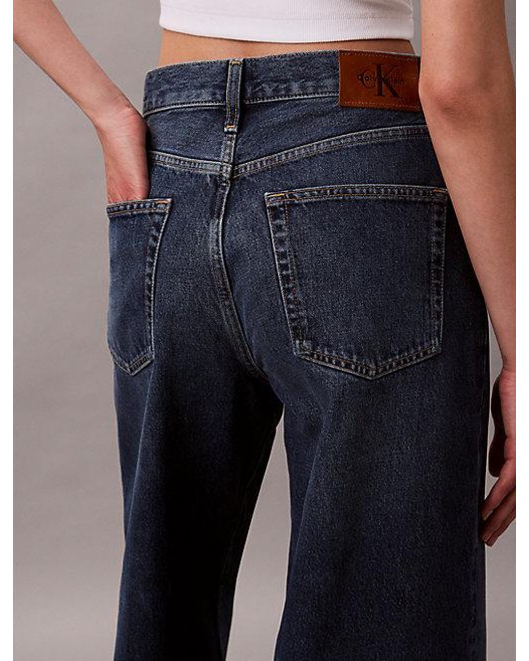 Calvin Klein Blue Jeans Wide Leg Jeans