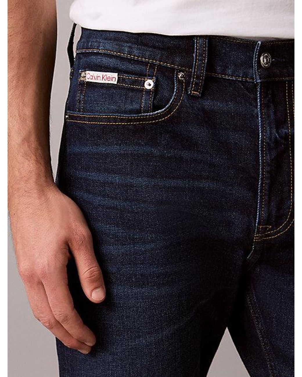 Calvin Klein Gray Jeans Tapered Jeans for men