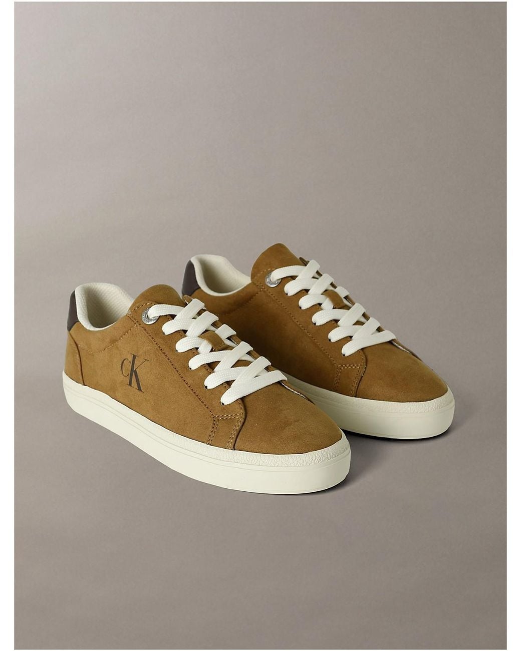 Calvin Klein Metallic Cazini Sueded Sneaker