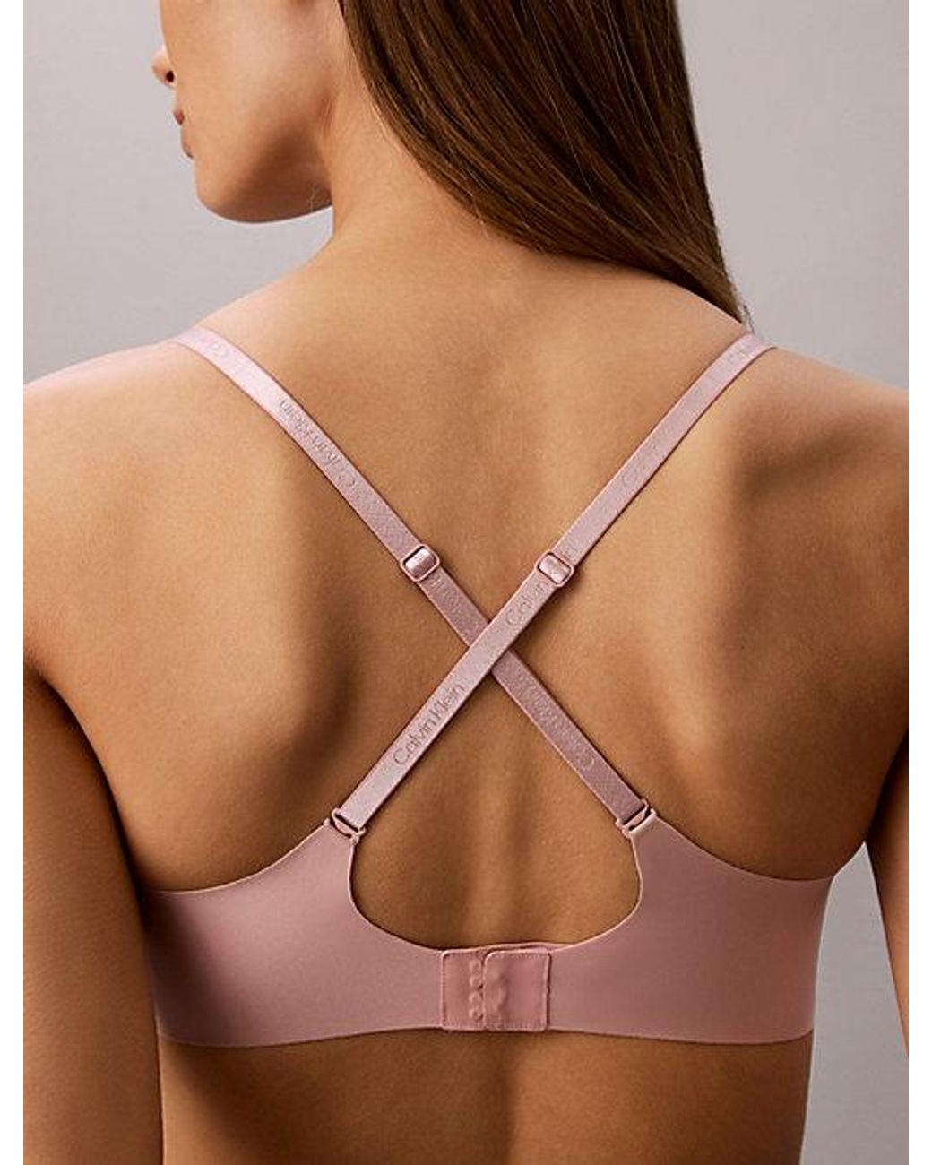 Calvin Klein Brown Lift Triangle Bra Perfectly Fit Custom Lift