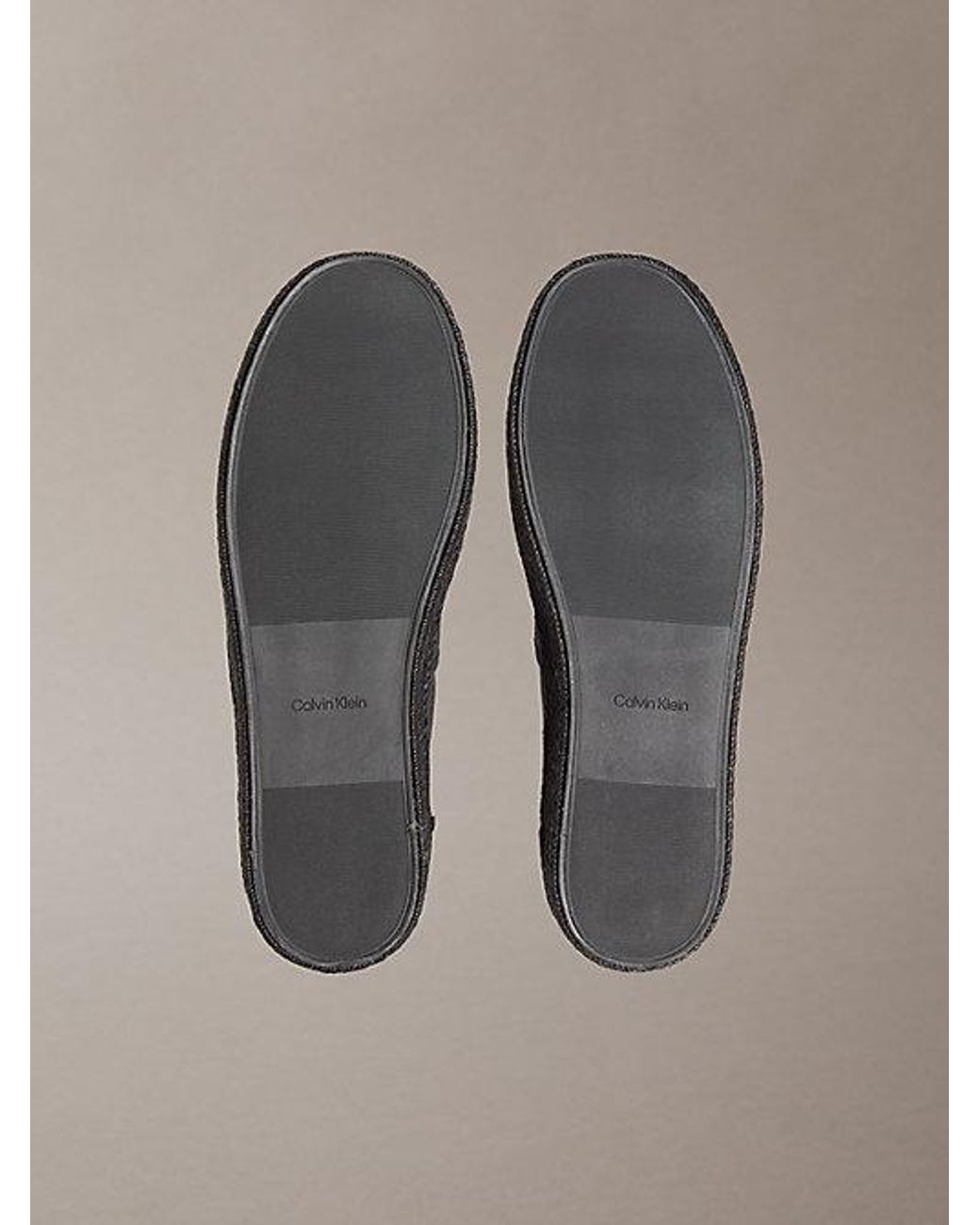 Calvin Klein Gray Javi Cotton Canvas Espadrilles for men