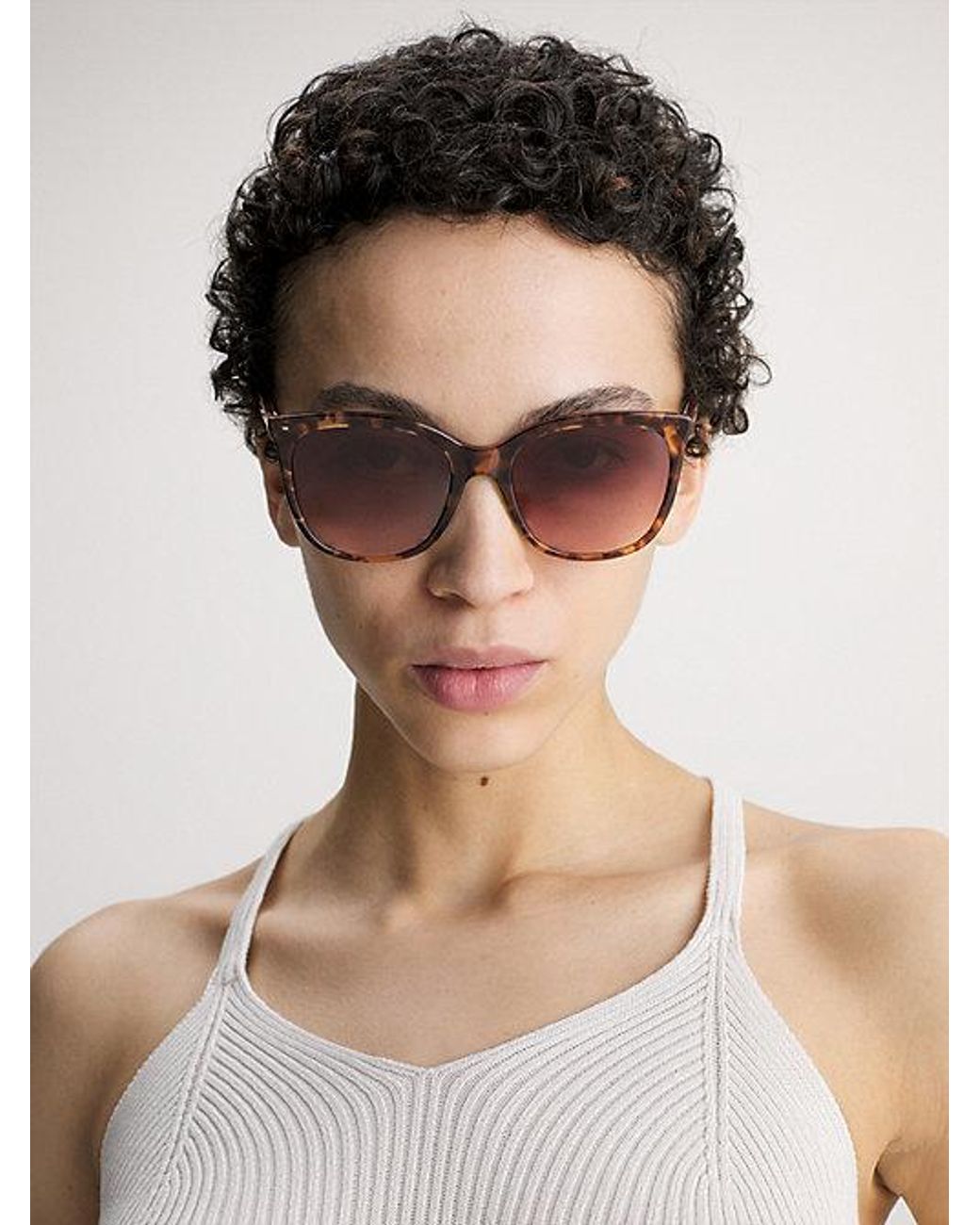Calvin Klein Multicolor Rectangle Sunglasses