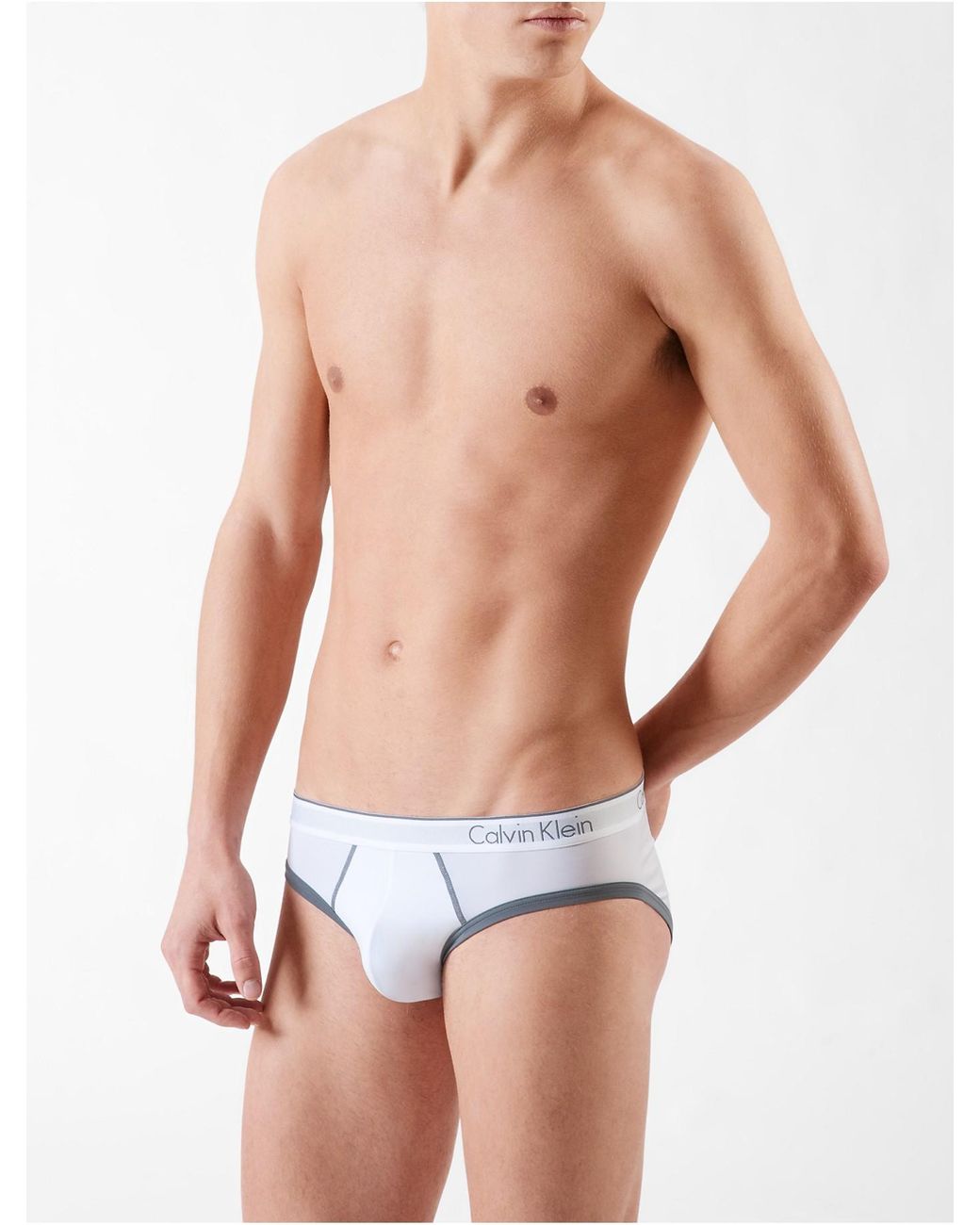 Calvin Klein Underwear Ck One Micro Hip Brief in White for Men | Lyst