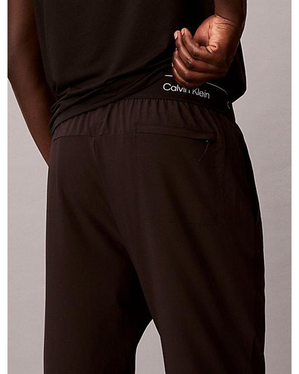 Calvin Klein Brown Sport Woven Trousers Icon Sport for men