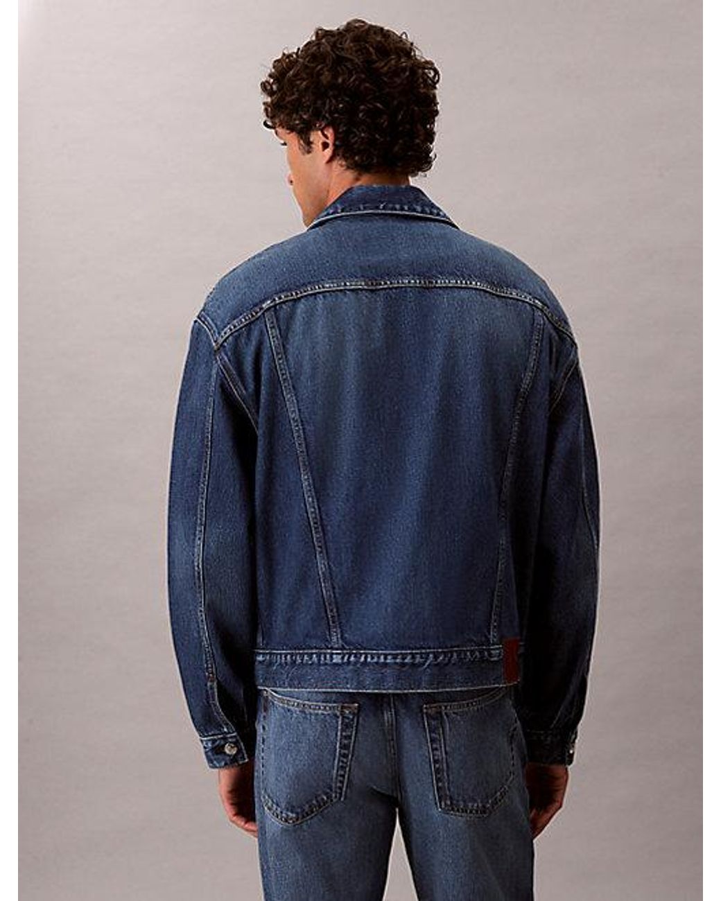 Calvin Klein Blue Jeans 90S Denim Trucker Jacket for men