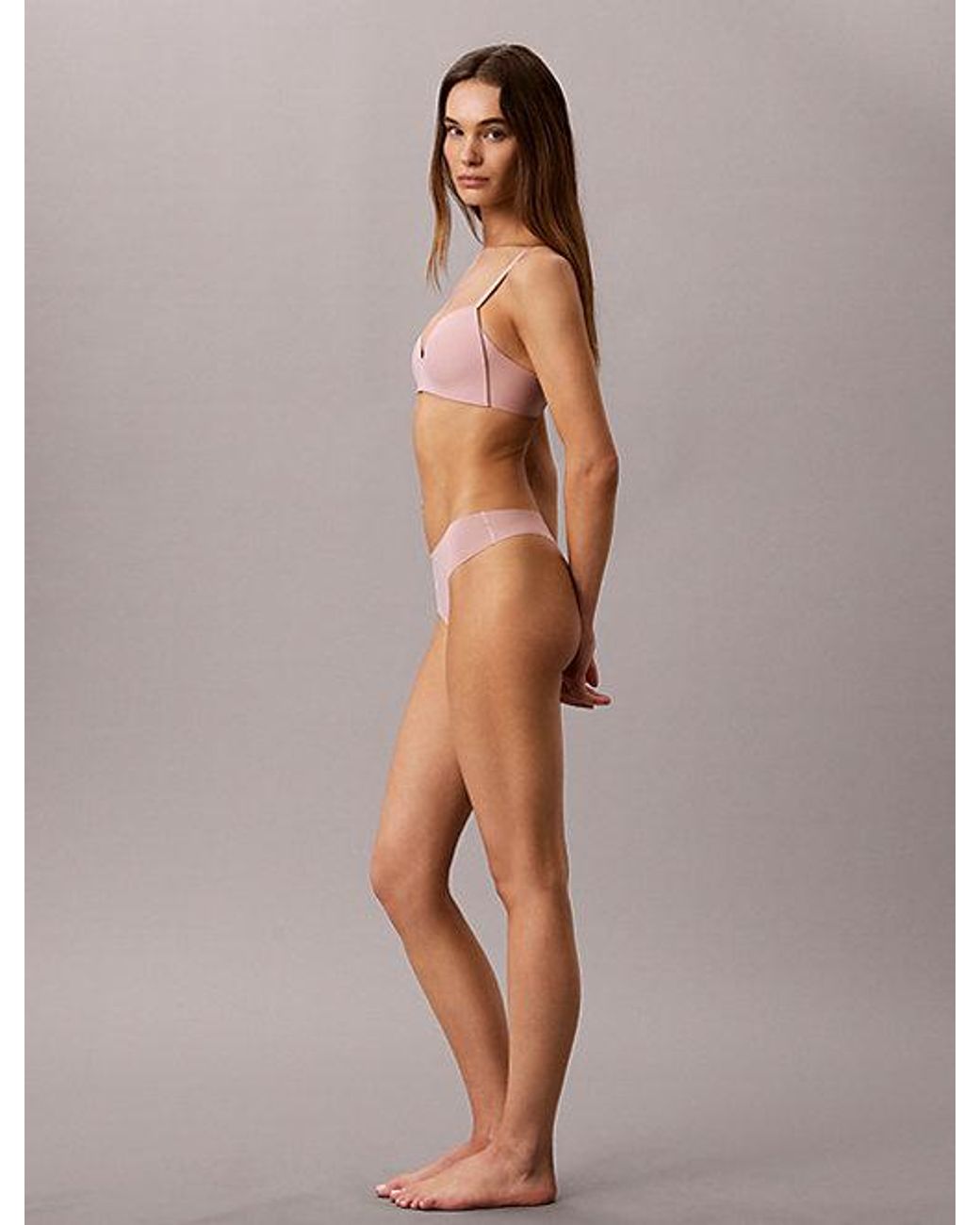 Calvin Klein Brown Lift Triangle Bra Perfectly Fit Custom Lift