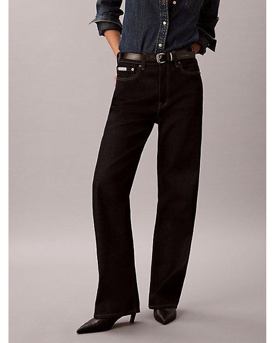 Calvin Klein Multicolor Jeans High Rise Loose Jeans