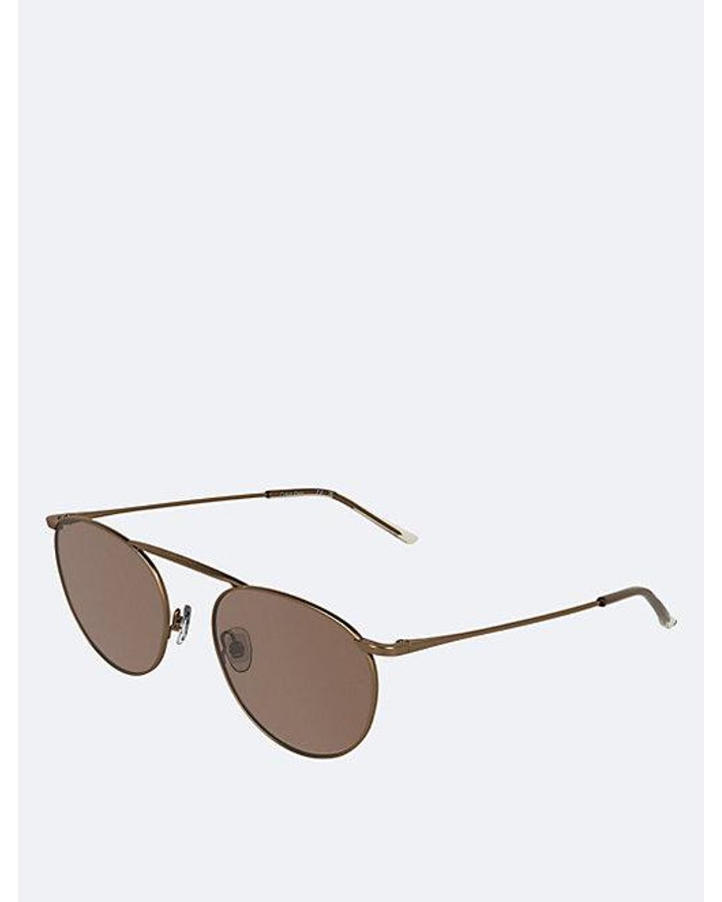 Calvin Klein White Round Sunglasses Ck26106St