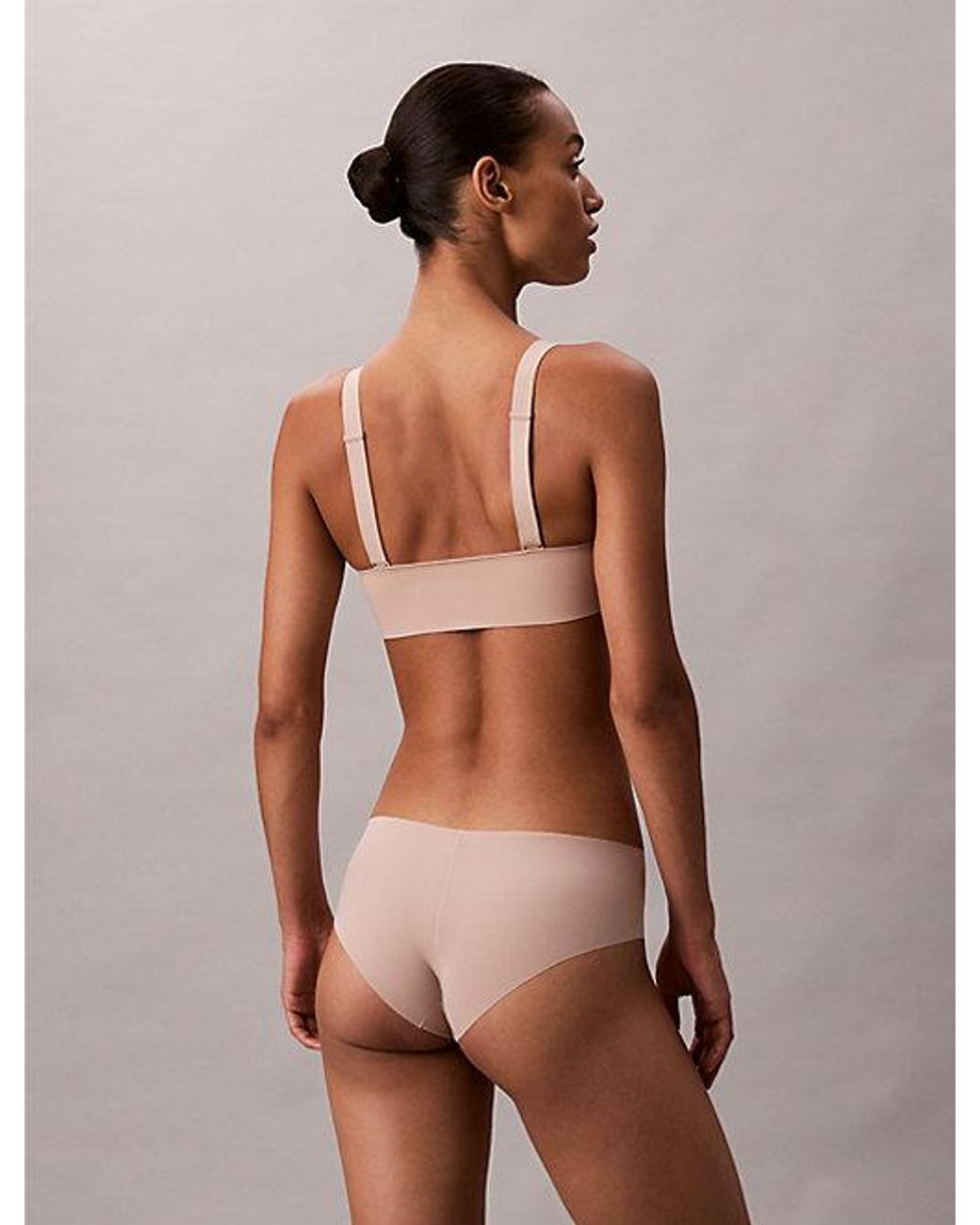 Calvin Klein Natural Strapless Bandeau Bra Perfectly Fit Solution
