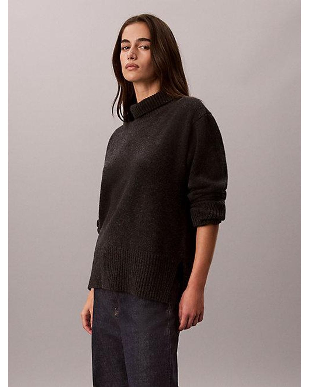 Calvin Klein Multicolor Wool Turtleneck Jumper